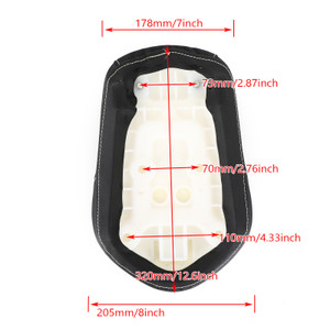 Rear Seat Passenger Seat Cushion Pu Black Fits For Bmw 1800 R18 2020-2021