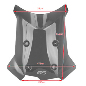 Motorcycle Windshield WindScreen Gray fit for BMW F750GS F850GS ADV 2018-2020