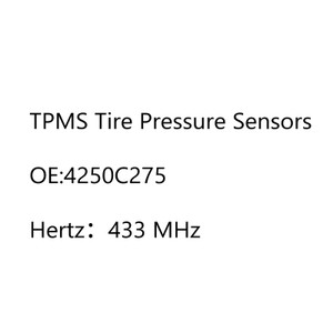 1x TPMS Tire Pressure Sensor 4250C275 For Mitsubishi Attrage Mirage Pajero