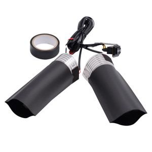 12V Warmer Heated Handlebar Shrinkable Hot Grips Bars Universal  For Motorcycle