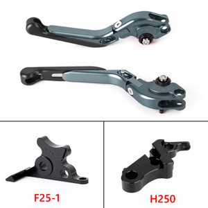 Adjustable Extendable Brake & Clutch Lever for Honda CBR500R CB500F/X 19-21 BLK