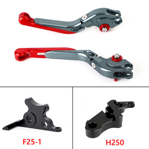 Adjustable Extendable Brake & Clutch Lever for Honda CBR500R CB500F/X 19-21 Red