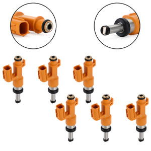 6PCS Fuel Injectors 23250-0P100 Fit Toyota Camry Sienna Tacoma Lexus ES350