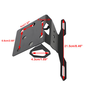 License Plate Holder Frame Bracket fit for Suzuki Gixxer SF250 2019-2020