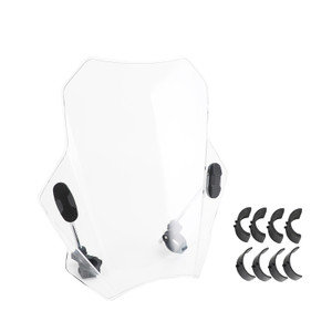 Universal Motorcycle Adjustable Wind Screen Windshield 22MM 25MM 28MM Handlebar CLE