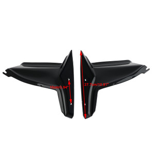 Windshield Plate Side Panels fit for Yamaha Tenere 700 / XT700Z 2019-2021 BLK