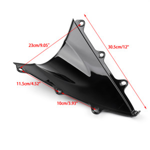 ABS Plastic Windshield Windscreen For Honda CBR300R (2014-2017) Black
