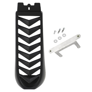Front Chin Spoiler Lower Radiator Cover for Softail Breakout Fat Bob 2018-2021 Black