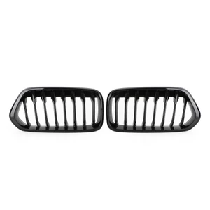 Gloss Black Front Bumper Grille Grill Fit BMW X2 Series F39 2018-2023
