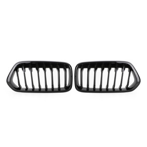 Gloss Black Front Bumper Grille Grill Fit BMW X2 Series F39 2018-2023