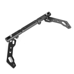 Cross Bar Adjustable Handlebar Balance Lever Universal Black For Motorcycle