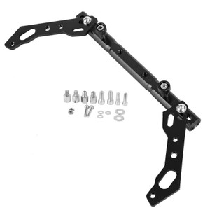 Cross Bar Adjustable Handlebar Balance Lever Universal Black For Motorcycle