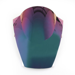 Windshield Windscreen Protector for Kawasaki ZX12R 2002-2005 Double Bubble, Iridium