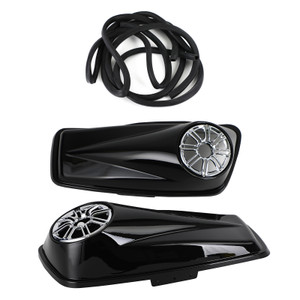 Speaker Lids For Harley Touring Street Electra Glide Hard Saddlebag 6x9 2014-21,Saddlebag Lids Gasket Hardware Set Harley Touring Street Electra Glide 14-21,Saddlebag TRIPLE 6x9 Lids w/ Speaker Fits for Harley Touring Electra Glide 14-21
