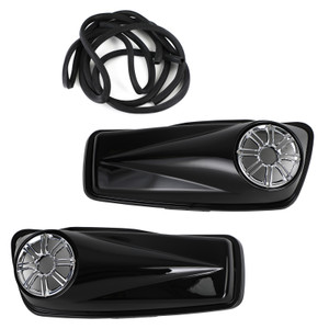 Speaker Lids For Harley Touring Street Electra Glide Hard Saddlebag 6x9 2014-21,Saddlebag Lids Gasket Hardware Set Harley Touring Street Electra Glide 14-21,Saddlebag TRIPLE 6x9 Lids w/ Speaker Fits for Harley Touring Electra Glide 14-21