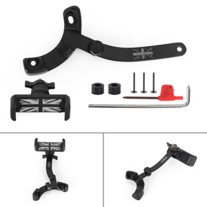 Car Phone Holder Mount Gray For MINI Cooper F54 F55 F56 F57 2021 LCD Tachometer