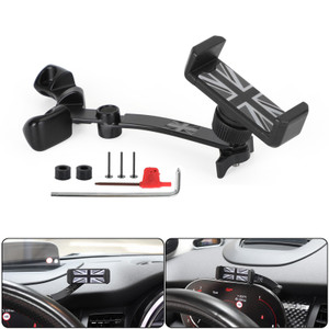 Car Phone Holder Mount Gray For MINI Cooper F54 F55 F56 F57 2021 LCD Tachometer