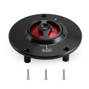 CNC Keyless Fuel Gas Tank Cap Black For Honda CBR1000F 90-96 CB CBR 1000R 11-19