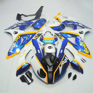 BMW S1000RR 2009-2014 Injection Fairing Kit Bodywork Plastic ABS Blue Black White