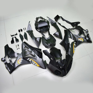 BMW S1000RR 2009-2014 Injection Black Fairing Kit Bodywork Plastic ABS Black