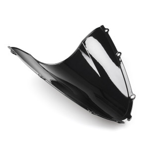 Windshield Windscreen Protector for Kawasaki ZX14R 2006-2018 Double Bubble, Black
