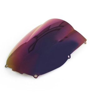 Windscreen Windshield Kawasaki Ninja ZX6 R 636 (2000-2002), Double Bubble, Iridium