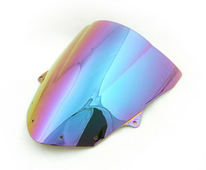 Windshield WindScreen Double Bubble For Kawasaki ZX6R 2009-2010 ZX10R 08-10 Iridium