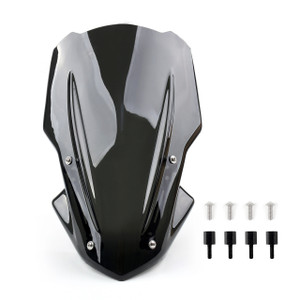 Windscreen Windshield with Bracket Kawasaki Z900 Meter Cover (17-19) Black