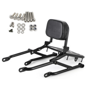 Passenger Sissy Bar Backrest Luggage Rack for Honda REBEL CMX500 CMX300 2017+