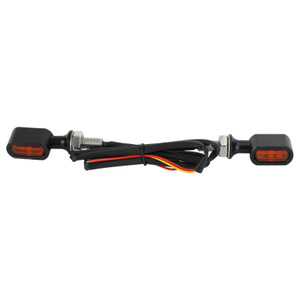 LED Rear Mini E Mark Turn Signal Indicator For Sportster Touring Dyna Softail
