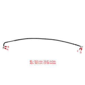 Motorcycle Clutch Cable Replacement fit for Kawasaki NINJA 400 2018-2020 BLK