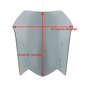 Windscreen Windshield Shield Protector fit for Yamaha Tenere 700 2019-2020 Gray