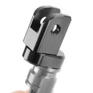 Front Footrests Foot Peg for Triumph Street Triple 765/R/S/RS Daytona 675/R Gray