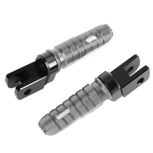 Front Footrests Foot Peg for Triumph Street Triple 765/R/S/RS Daytona 675/R Gray