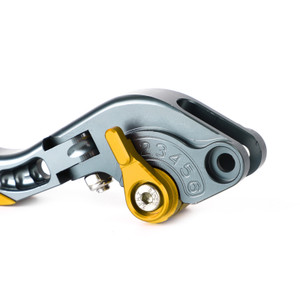 Adjustable Extendable Brake & Clutch Lever for Speed Triple R 1200 Scrambler Gold