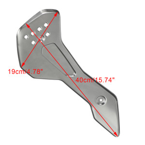 Lower Engine Belly Protection Plates Side Fairing For Trident 660 2021 Titanium