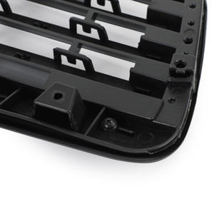 Front Bumper Grille Grill Fit Mercedes Benz W211 E350 500 07-09 AMG Gloss Black