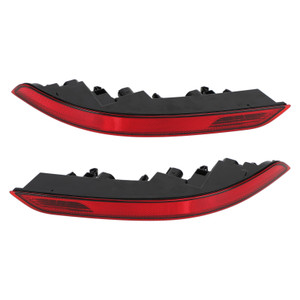 Pair Rear Bumper Fog Reflector Light 95863110510/610 For Porsche Cayenne 15-2017
