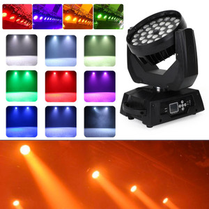 4Pcs 36 x 10W RGBW 4in1 LED Zoom Moving Head 360W Wash Stage Light DMX 15CH