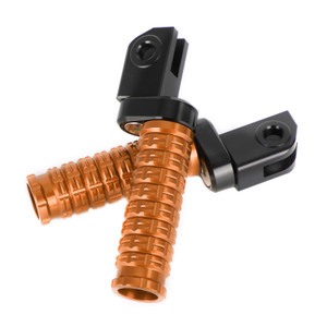 Front Footrests Foot Peg for Aprilia RS660 Tuono 660 RSV4 Factory 2021-2022 Orange