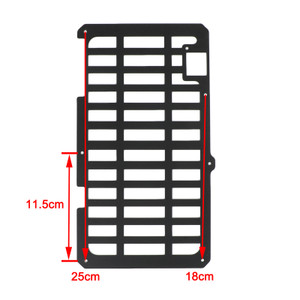 Motorcycal Radiator Guard Protector Radiator Cover Black For Honda Crf300L 21-22