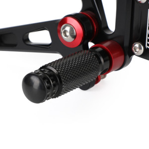 Aluminum Black Rear Sets Footpegs Footrest For Kawasaki Z900 Z 900 2021 2022