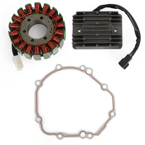 Magneto Coil Stator+Voltage Rectifier+Gasket For Suzuki GSXR 600 750 2004-2005