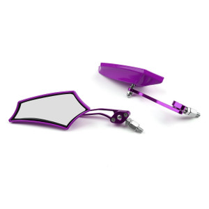 8MM 10MM Universal CNC Machined Mirrors Maple Purple