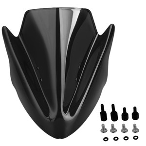 Windshield Windscreen Wind Shield Protector for Kawasaki ER6N ER-6N 2012-2016 BLK