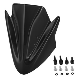 Windshield Windscreen Wind Shield Protector for Kawasaki ER6N ER-6N 2012-2016 BLK
