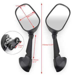 Mirrors Yamaha YZF R6 (2006-2007) Black OEM Style