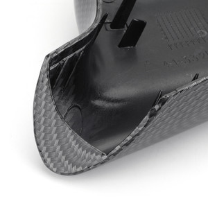 Pair Mirror Cover Cap Carbon For BMW E46 E65 E66 745i 750i 51167074236+51167074235 Generic