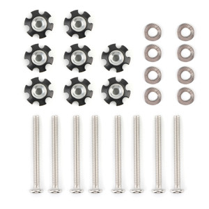 Set of 8 RV LADDER REPAIR KIT nuts Stainless Bunk Motorhome Parts Camper Trailer Coach