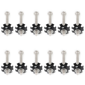Set of 12 RV LADDER REPAIR KIT nuts Stainless Bunk Motorhome Parts Camper Trailer Coach